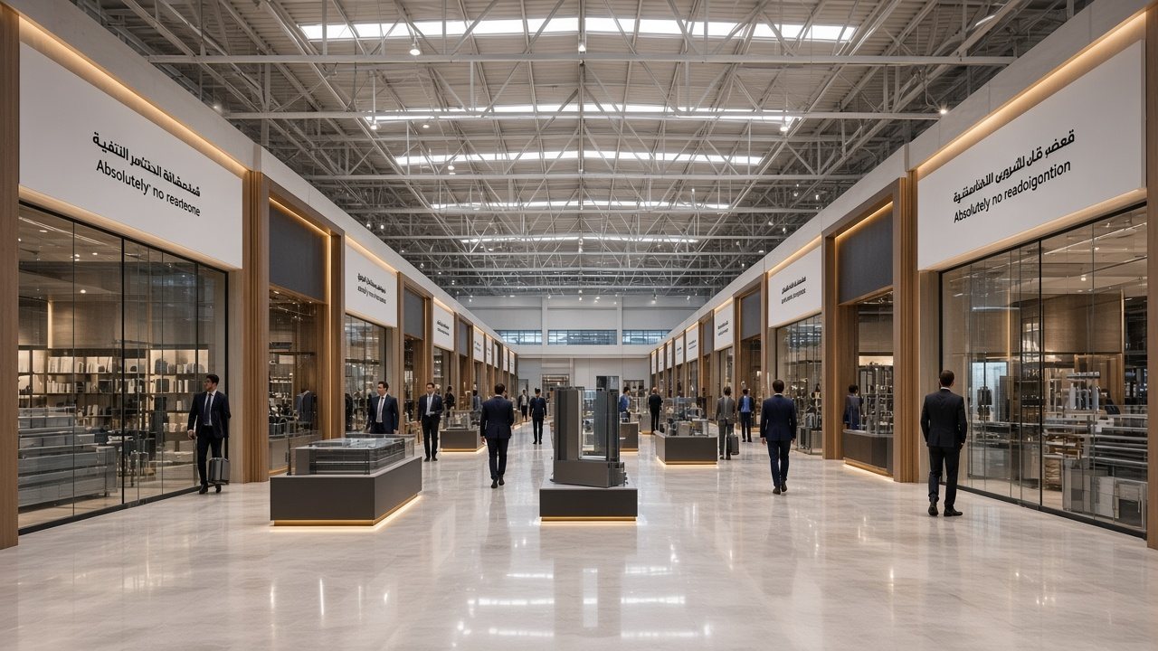 基地主库展厅总览（基地效果图）：本展区为主库一侧的领域隔间